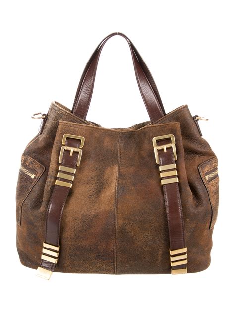 Michael Kors distressed leather handbags